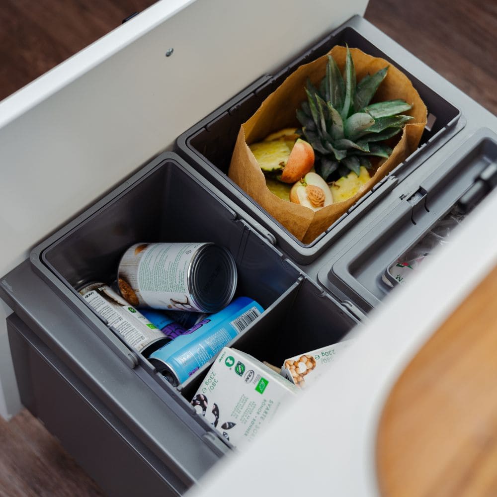 Affaldssystem - Cube Basic Eco - Mørkegrå