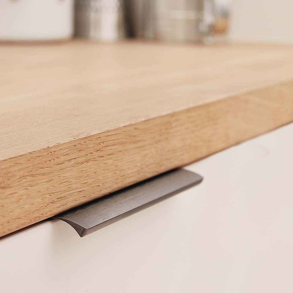 Profilgreb Edge Straight - Børstet Antracit