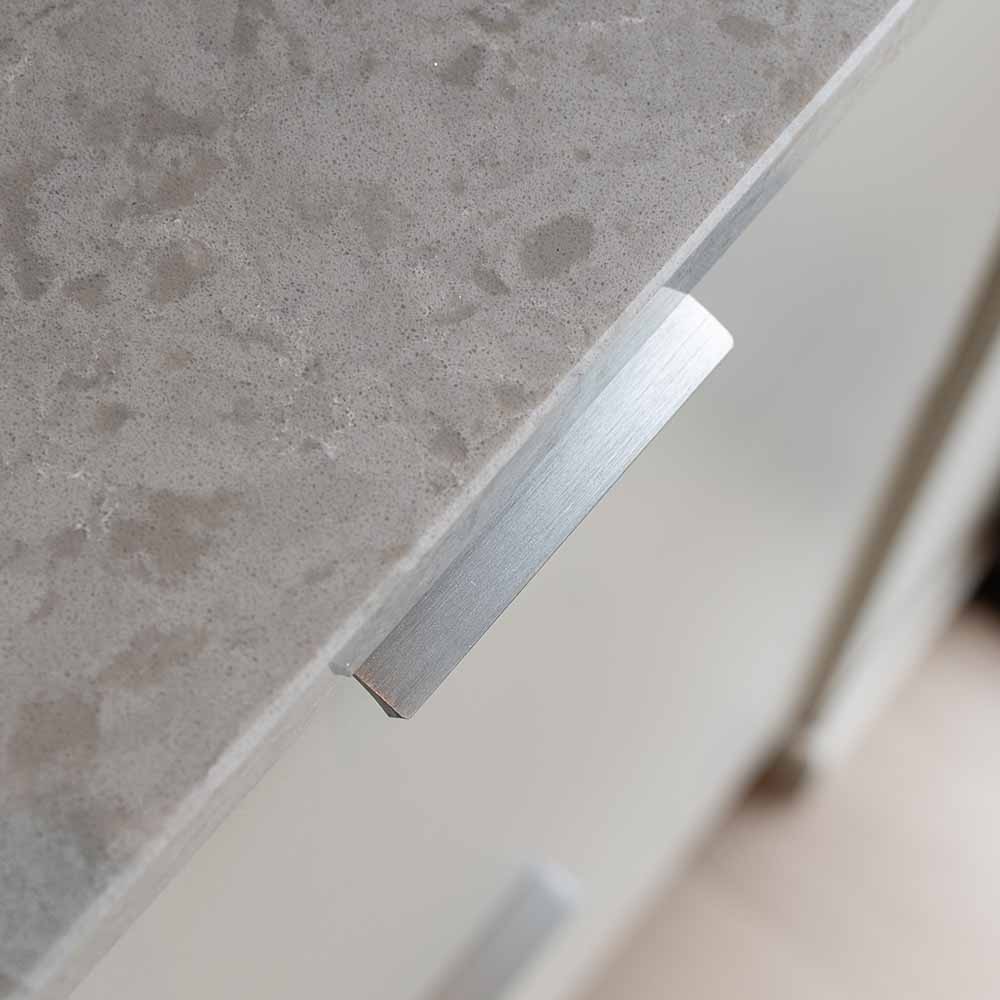 Profilgreb Edge Straight - 100mm - Rustfrit Stål Finish