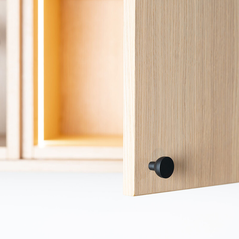 Knop Copenhagen - 25mm - Mat Sort