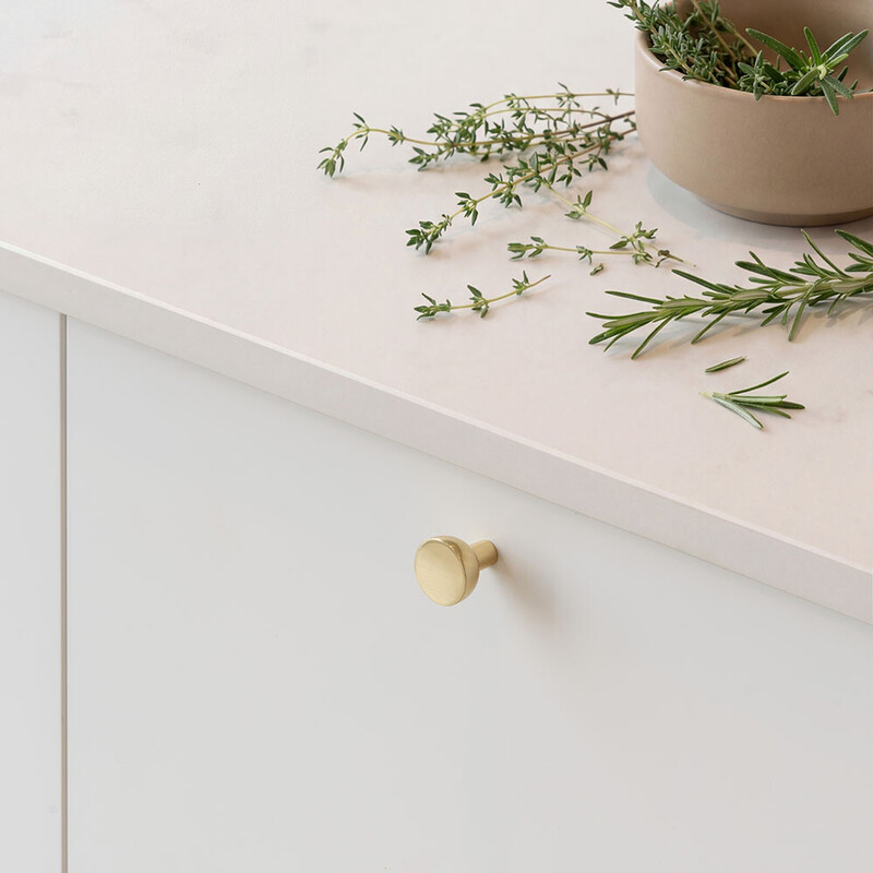 Knop Copenhagen - 25mm - Poleret Messing