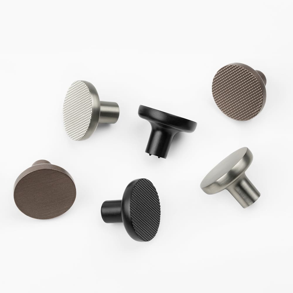 Knop Vibe Plain - Mørk Bronze