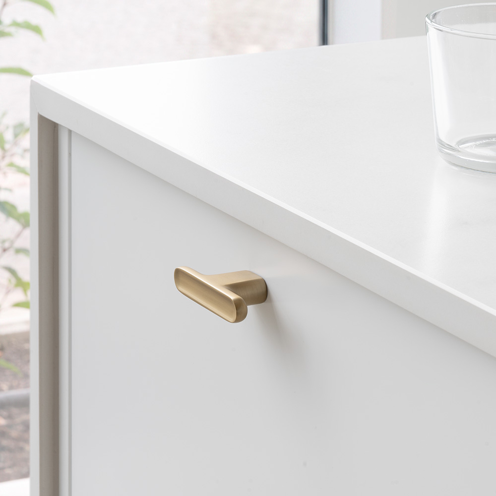 Knop T Vibe Soft - Børstet Guld