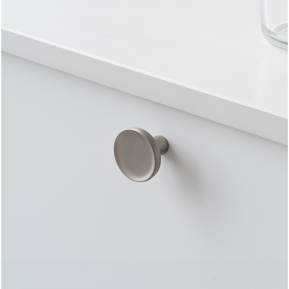 Knop Vibe Soft - 38mm - Rustfrit Look