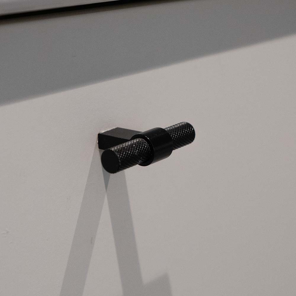 Knop T Helix - Mat Sort