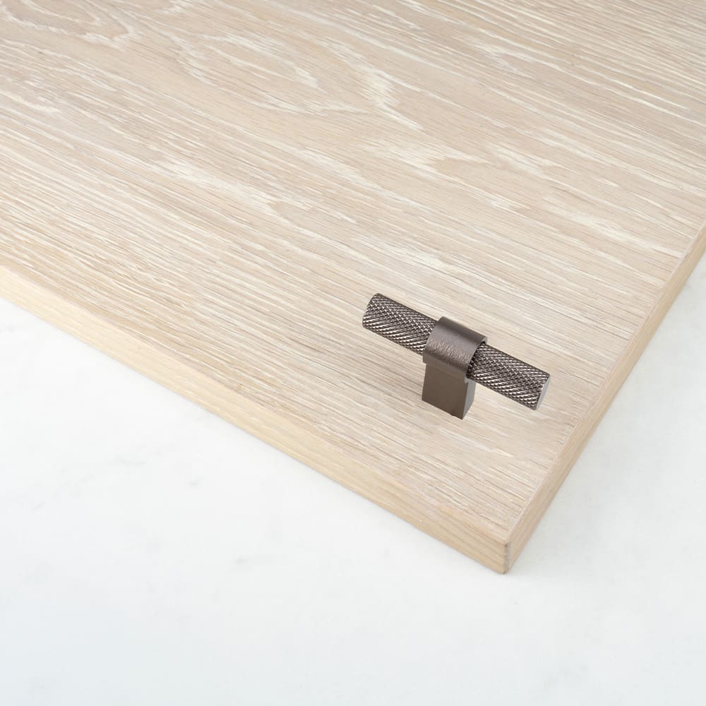 Knop T Helix - Mørk Bronze