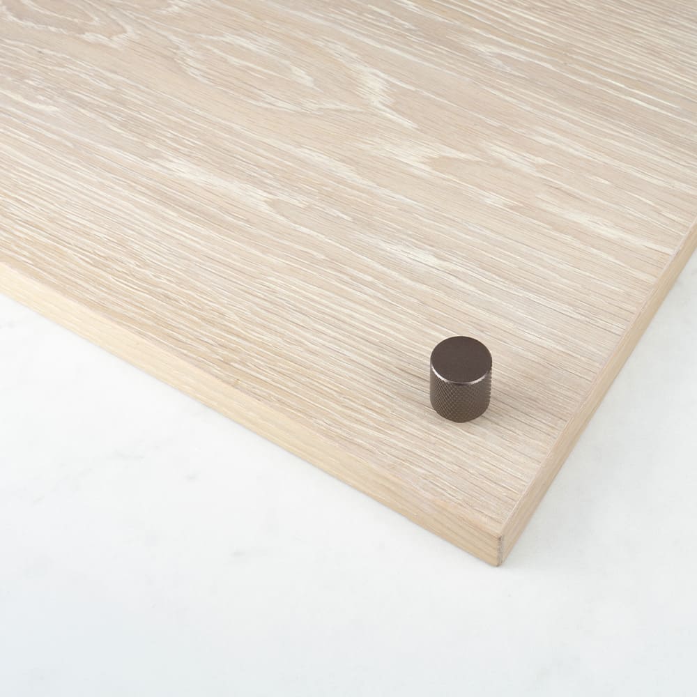 Knop Helix - 20mm - Mørk Bronze