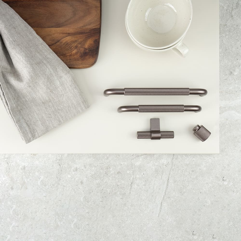 Knop Helix - 20mm - Mørk Bronze
