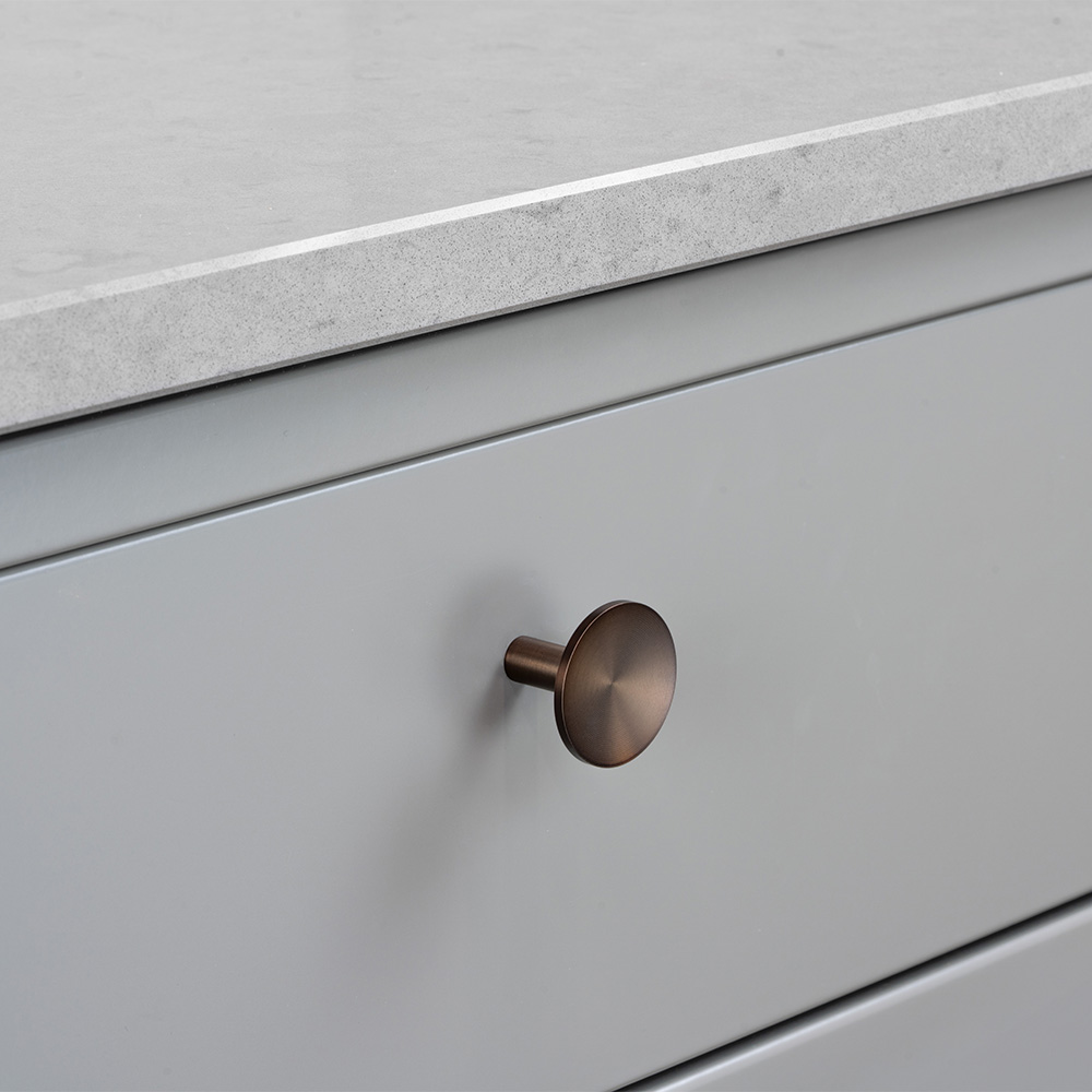 Knop Sture - 28mm - Brunet Messing