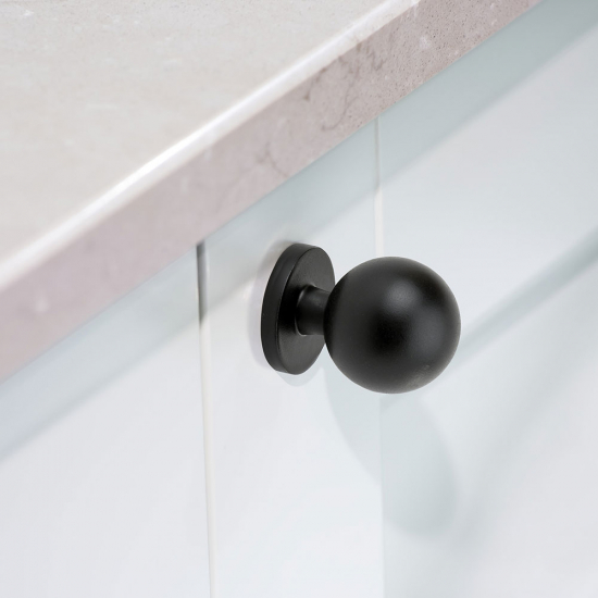 Knop Solliden - Mat Sort