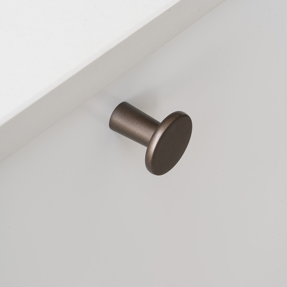 Knop Bob - Varm Bronze
