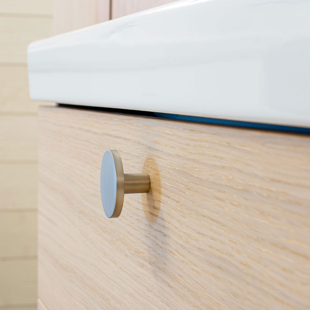 Knop Como Big - Rustfrit Stål Finish