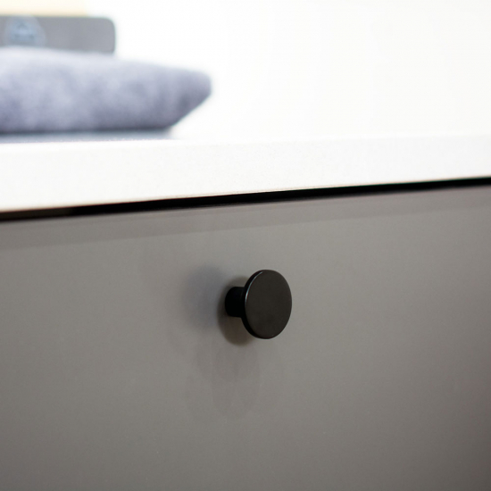 Knop Como - Rustfrit Stål Finish