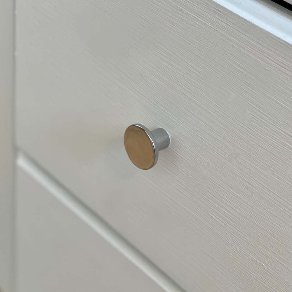 Knop Como - Krom