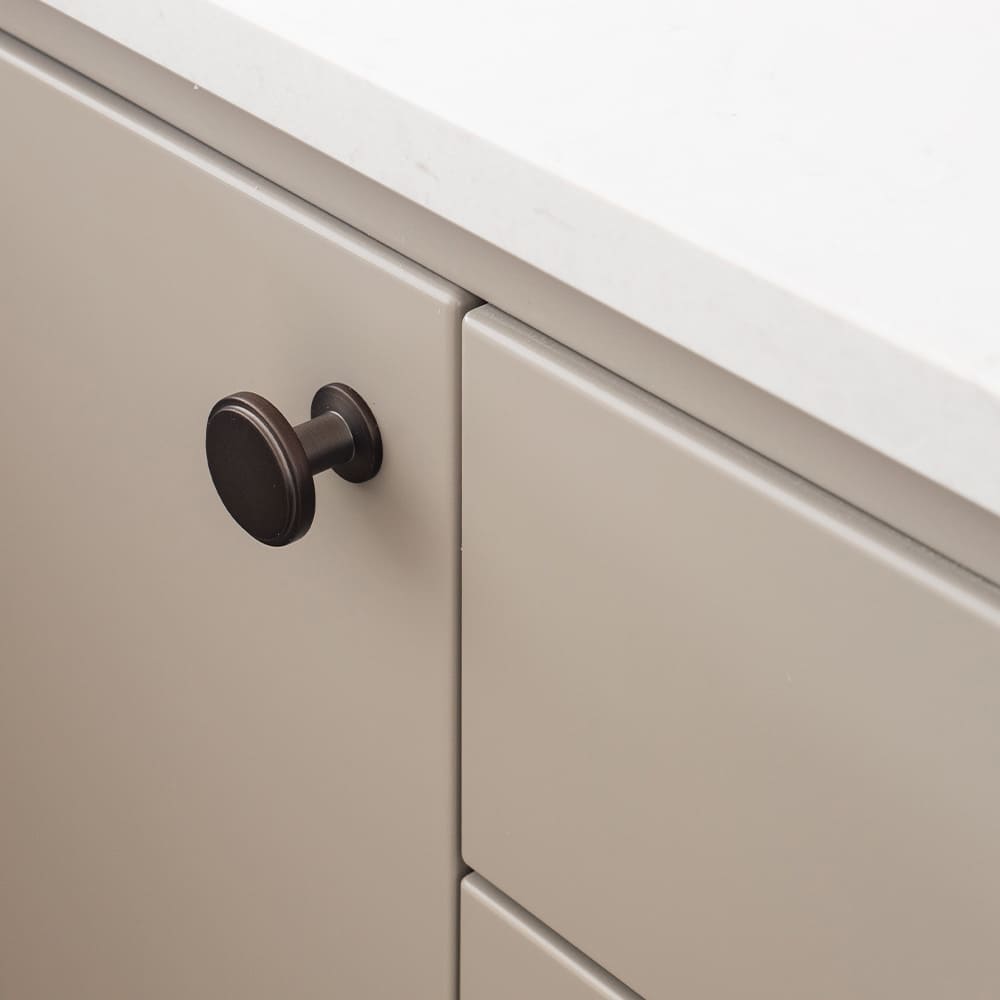 Knop Uno - Brunet Messing