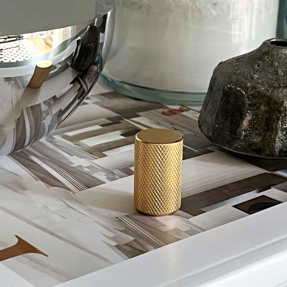 Knop Graf - Messing