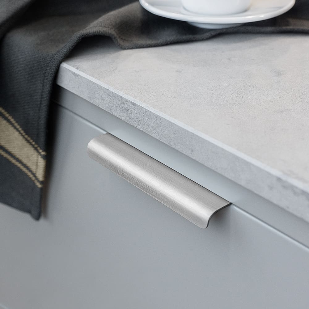 Profilgreb Lip - Børstet Rustfrit