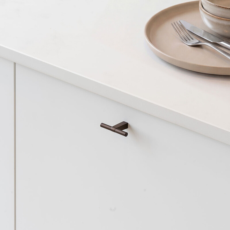 Knop T Petit - Brunet Messing