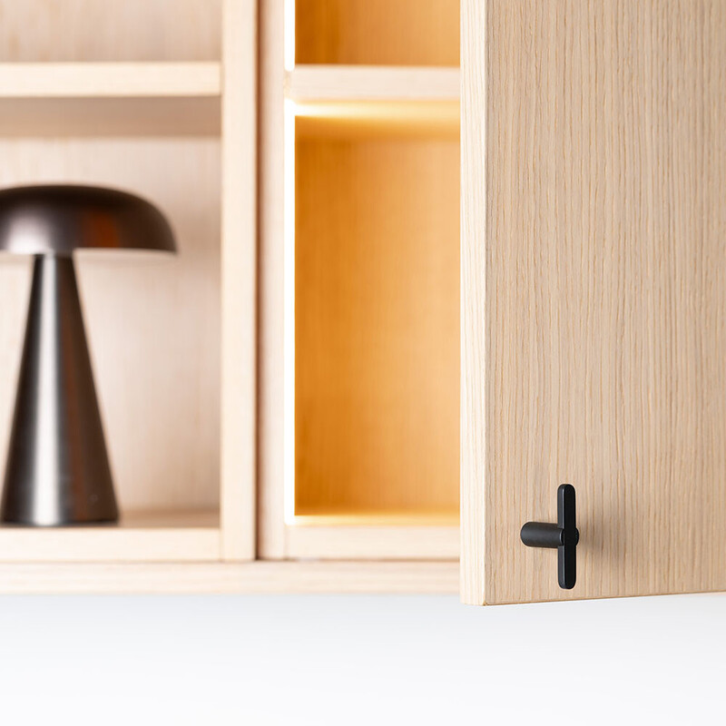 Knop T Flow - Mat Sort