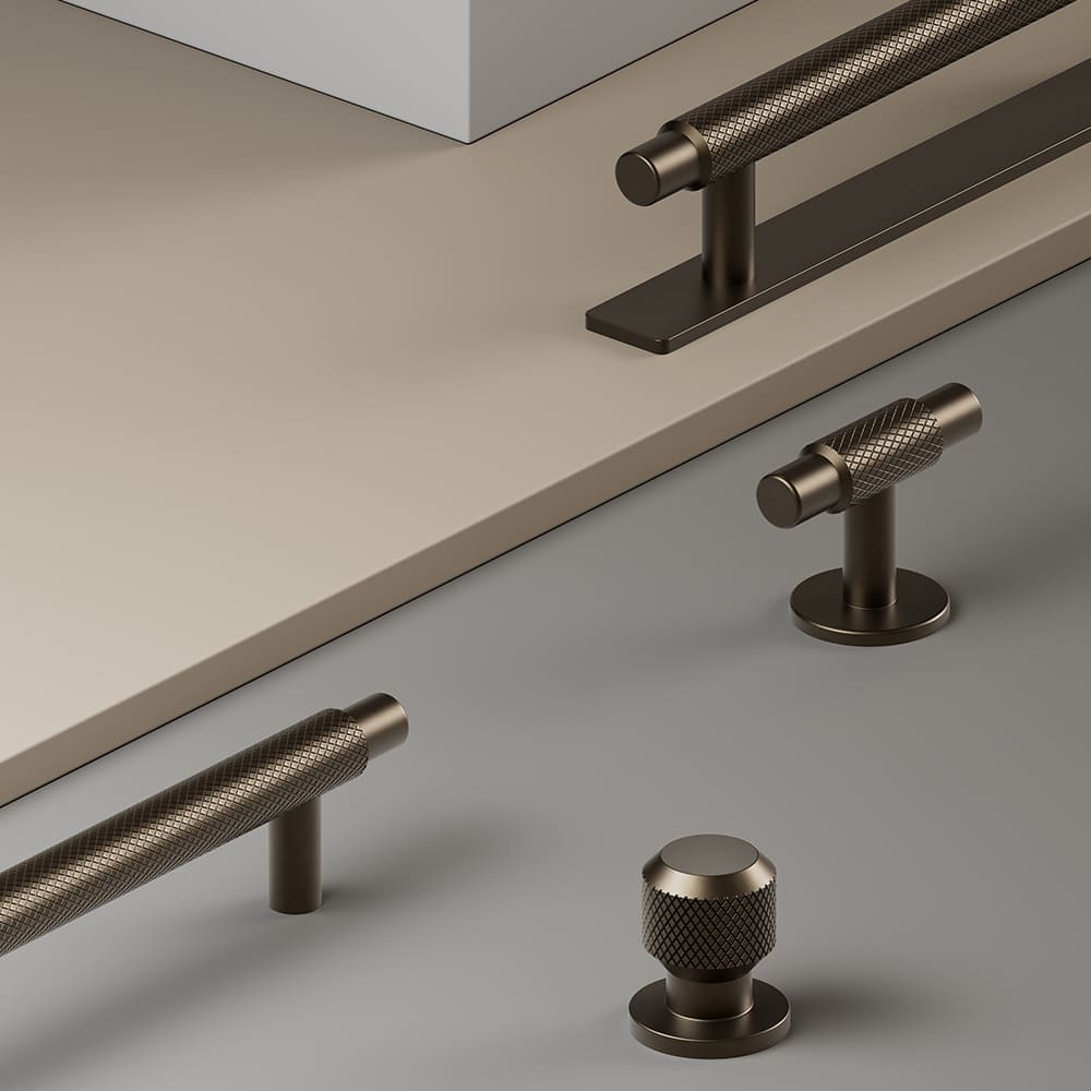 Knop Manor Rund - Mat Bronze