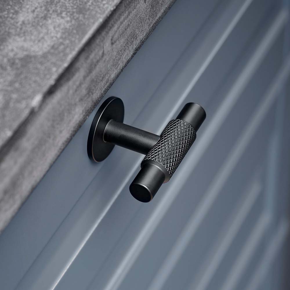 Knop T Manor - Mat Sort