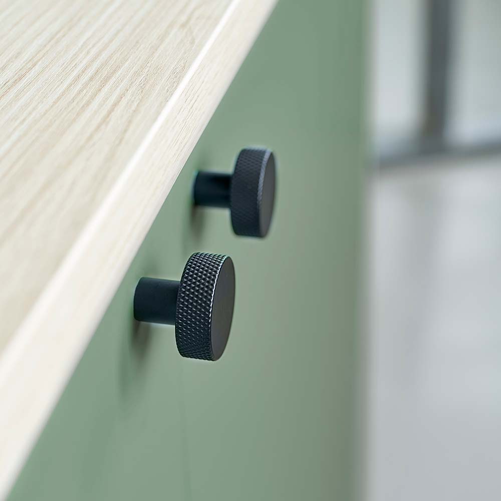 Knop Simon - 35mm - Mat Sort