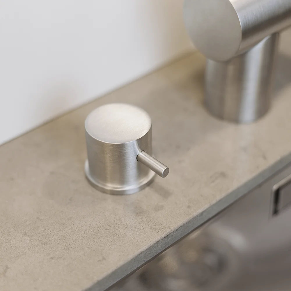 iCrolla Opvaskemaskine afspærringsventil - Rustfrit Stål