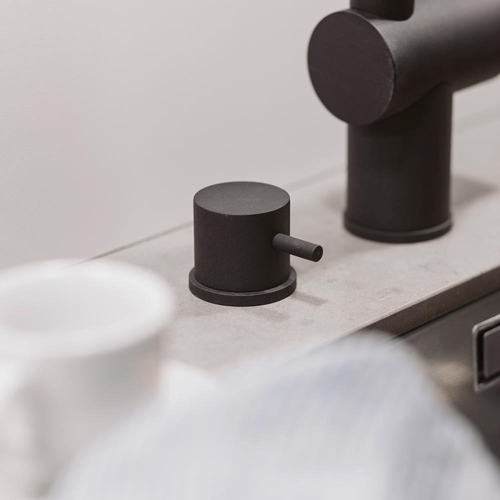 Opvaskemaskine afspærringsventil - Silgranit Sort