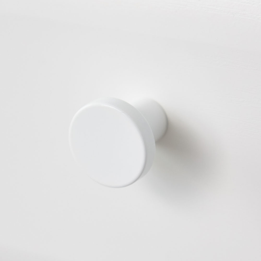 Knop 2078 - Mat Hvid
