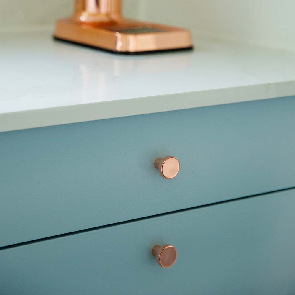 Knop 2078 - Poleret Kobber