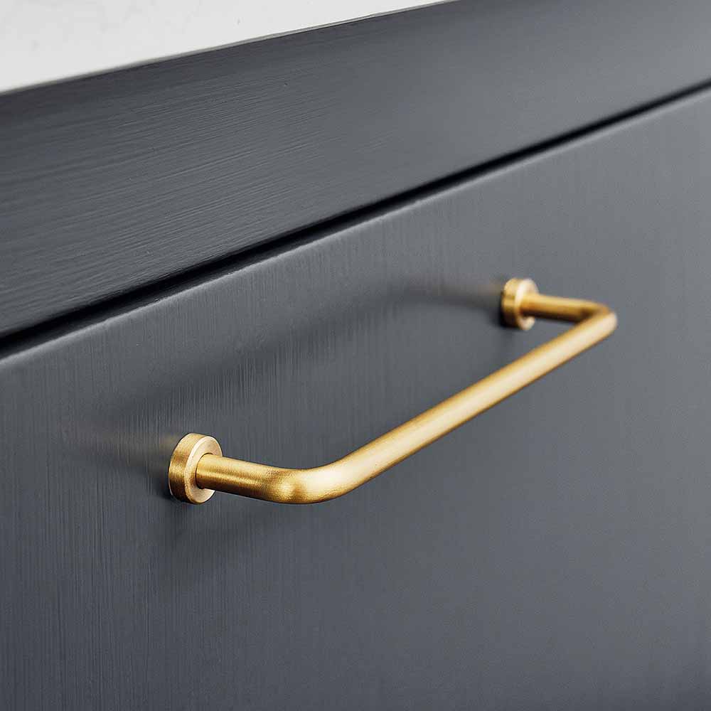 Greb Lounge - 160mm - Poleret Messing