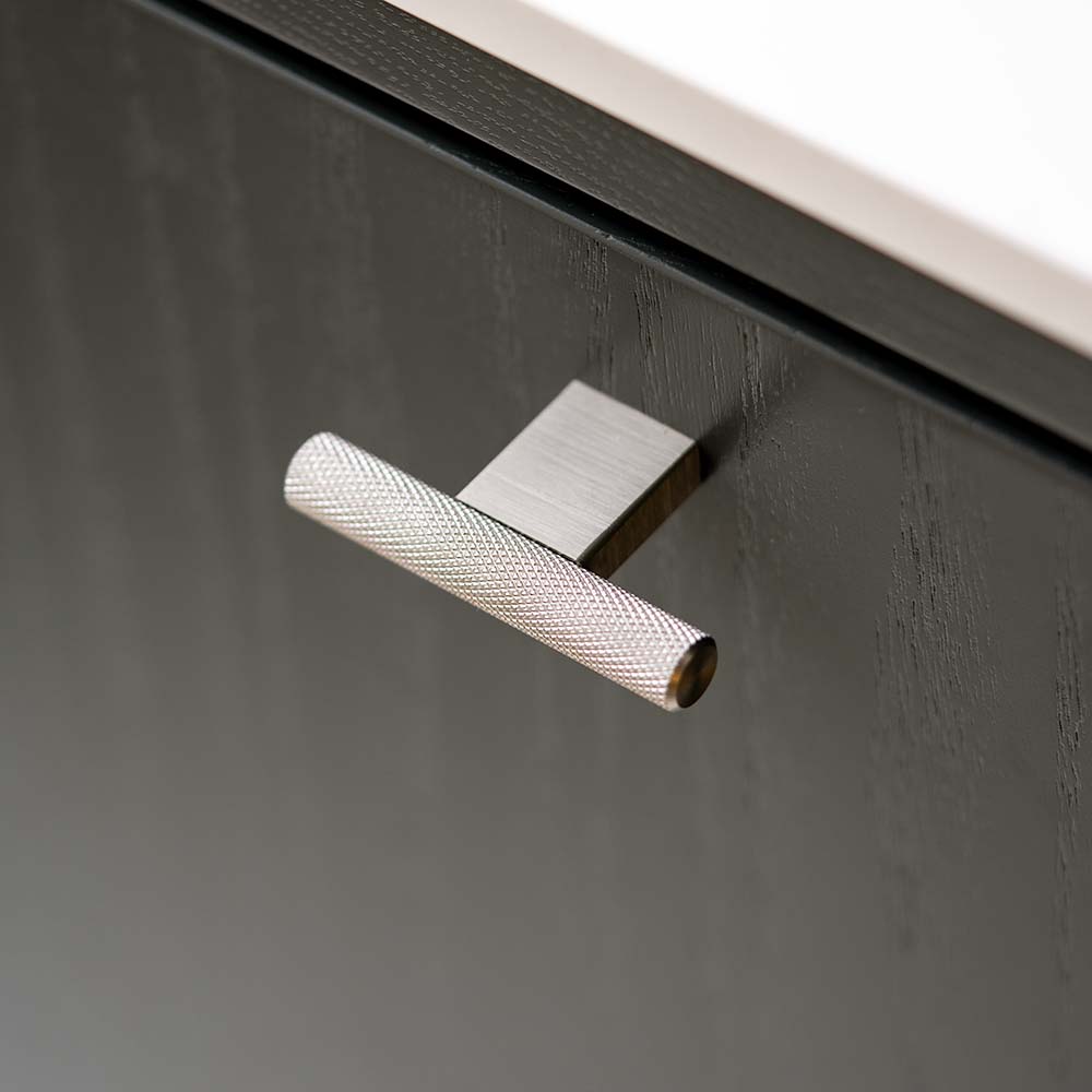 Knop T Graf Mini - Rustfrit Stål Finish