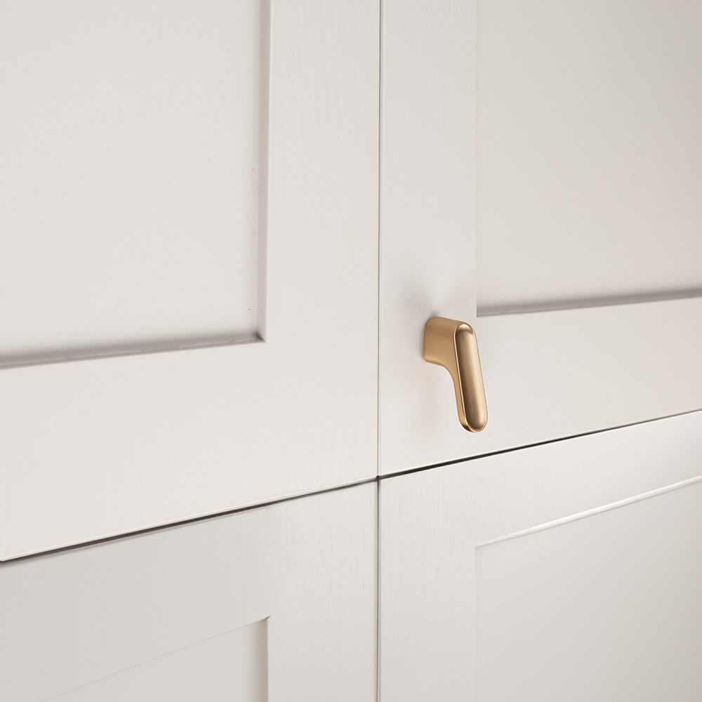 Knop Luv - Børstet Messing
