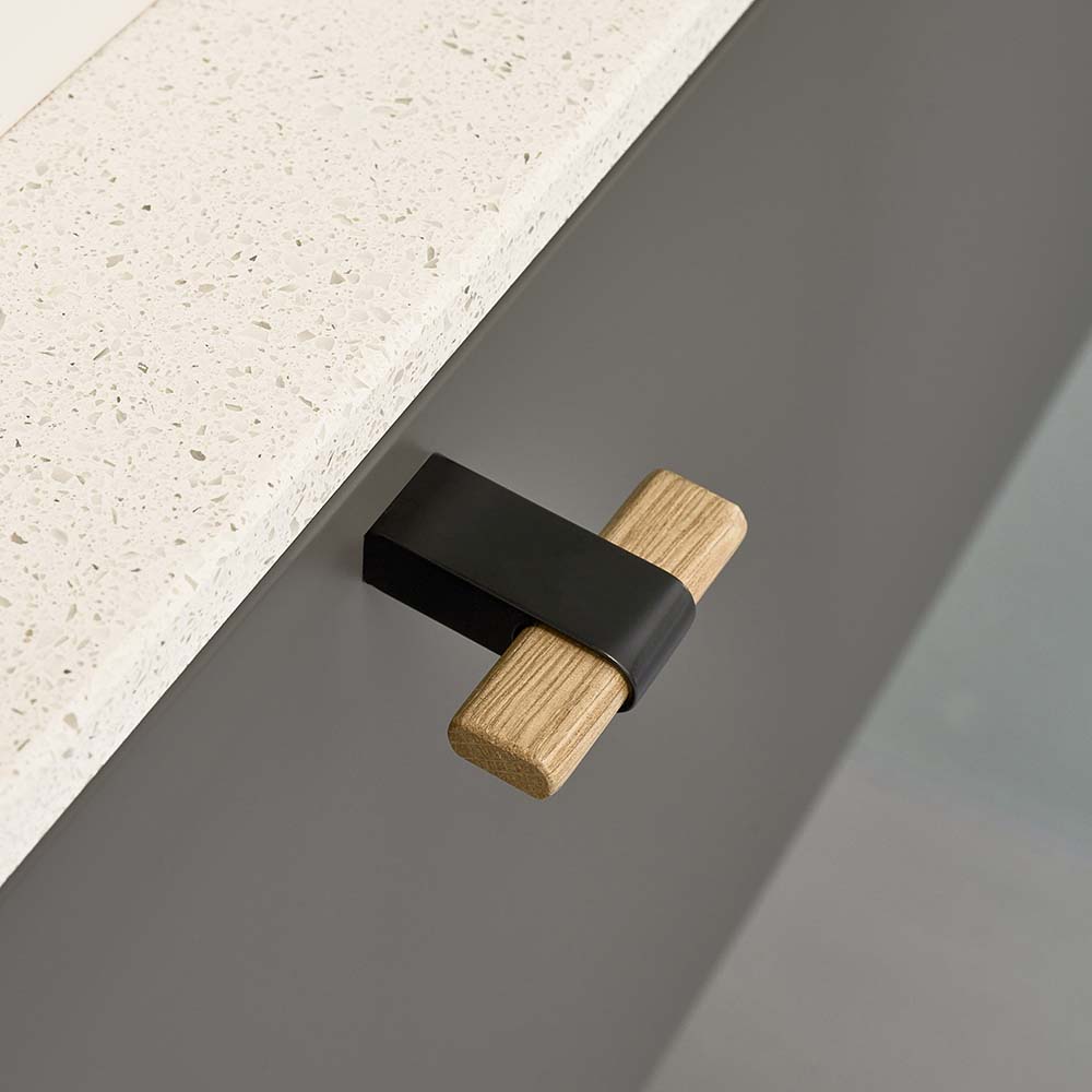 Knop T Crossing - Eg/Sort