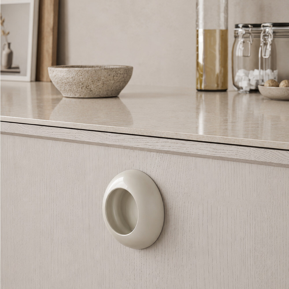 Greb Cup - 73mm - Glossy Dusty Creme