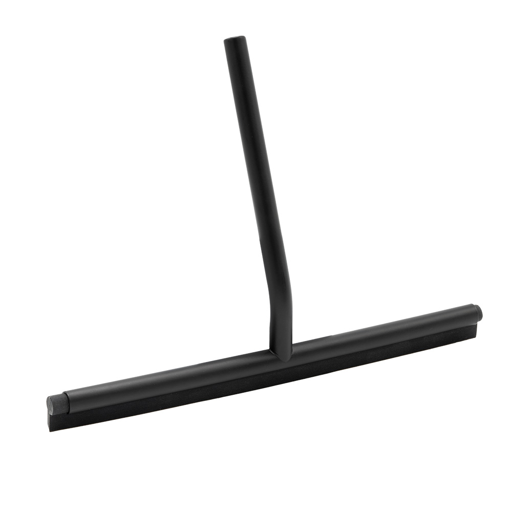 Bruseskraber Med Holder Base - Mat Sort