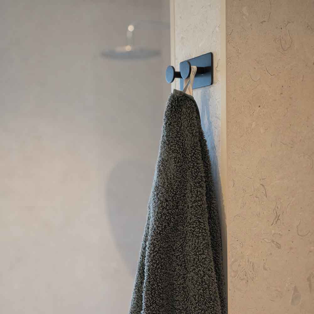 Håndklædekrog Base 210 2-Knage - Mat Sort