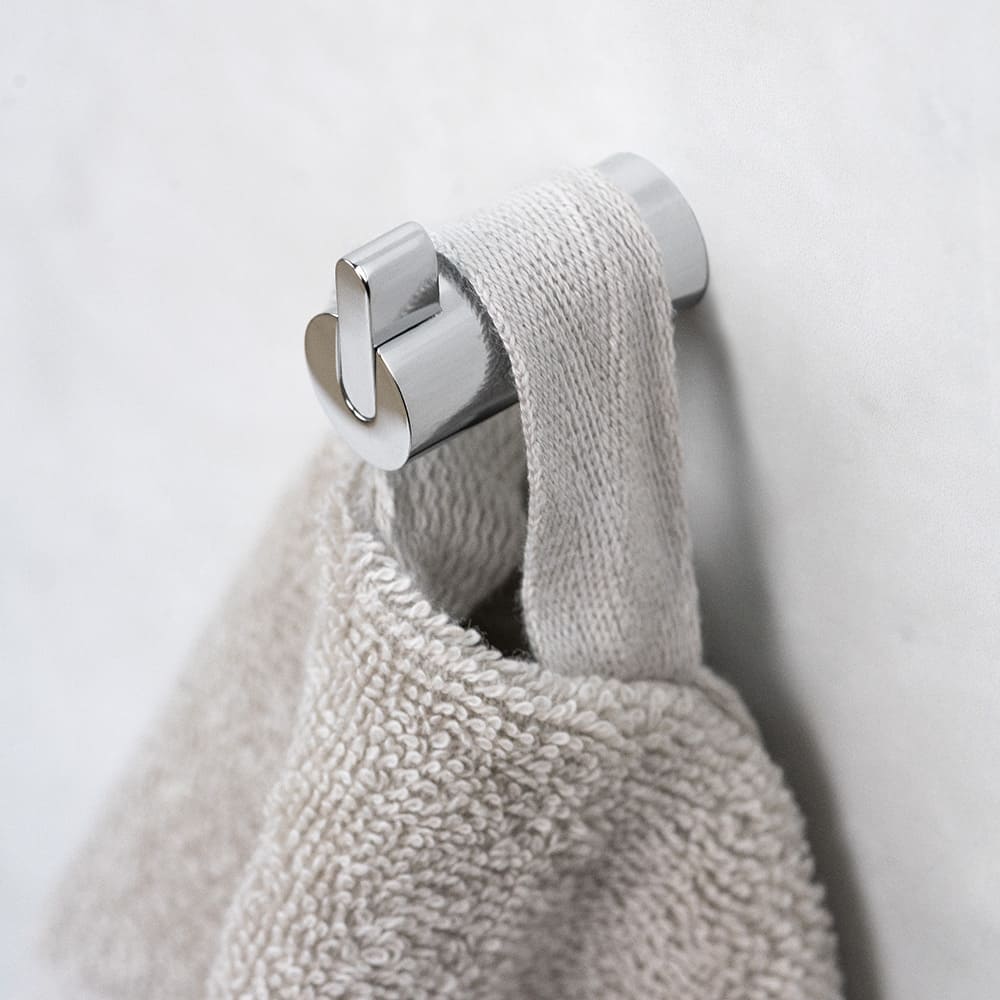 Enkelkrog Flow - Poleret Krom