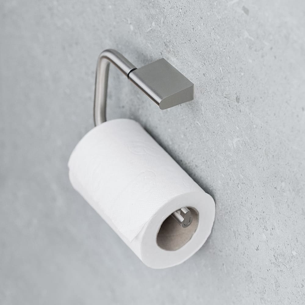 Toiletrulleholder Flow - Børstet Nikkel