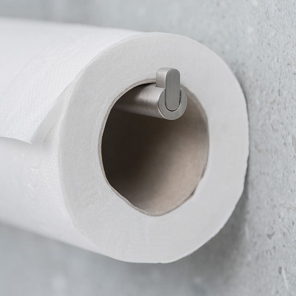 Toiletrulleholder Flow - Børstet Nikkel