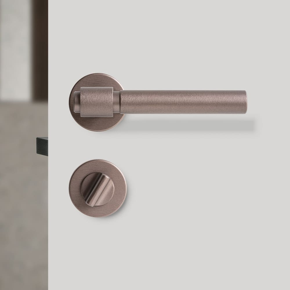 Toiletlåse R - Mørk Bronze