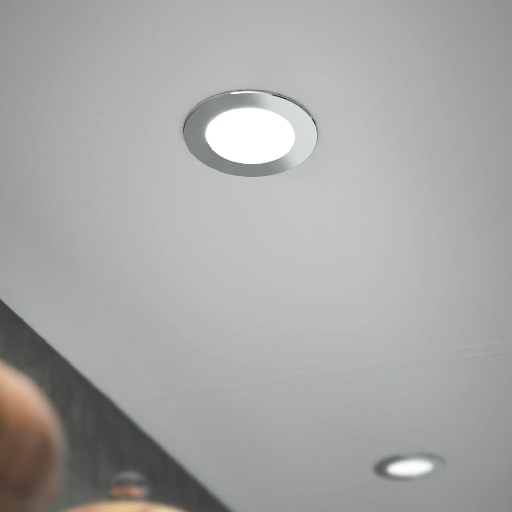 LED-Spot Atom - Rustfrit look