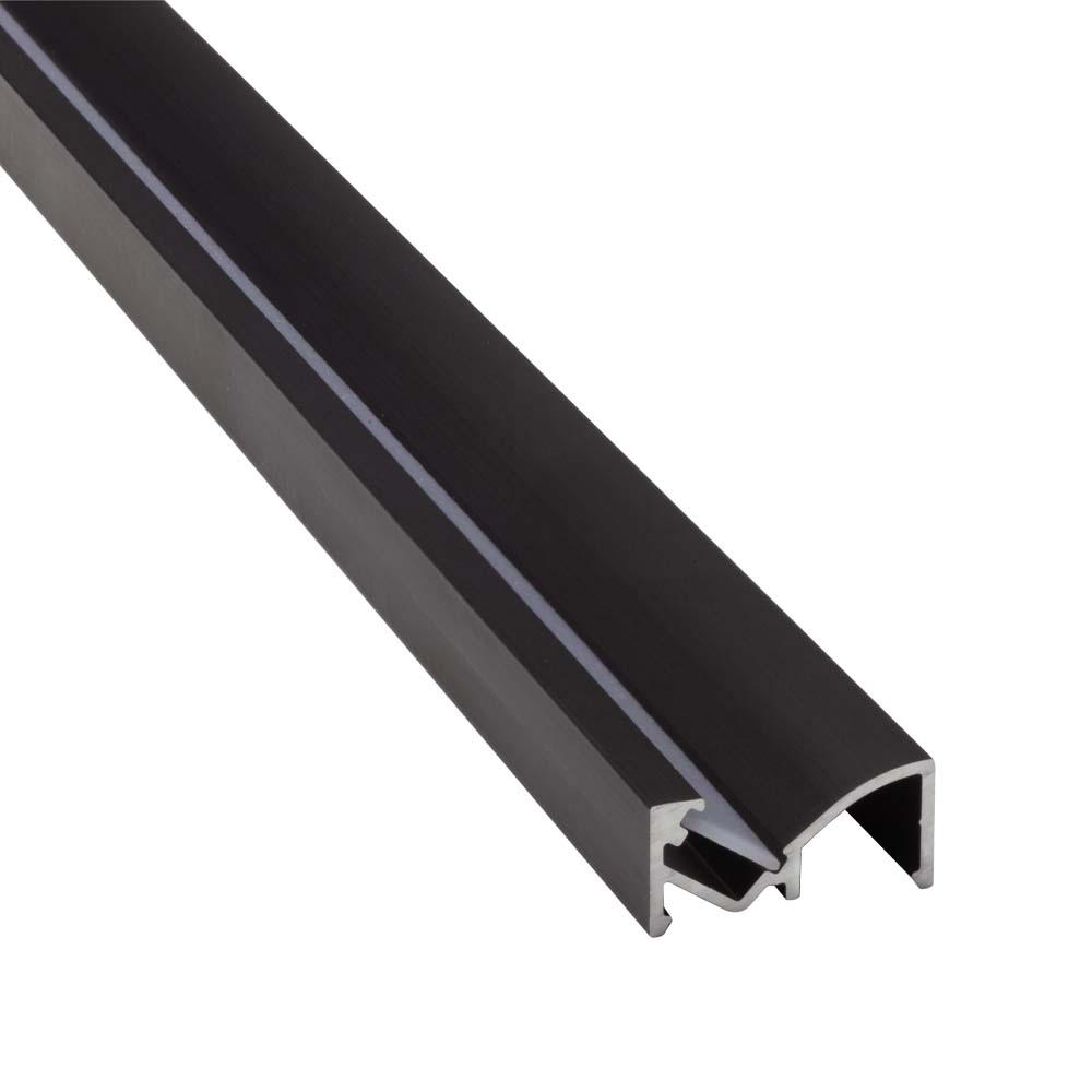 LED-Profil Blade - 2000mm - Mat Sort
