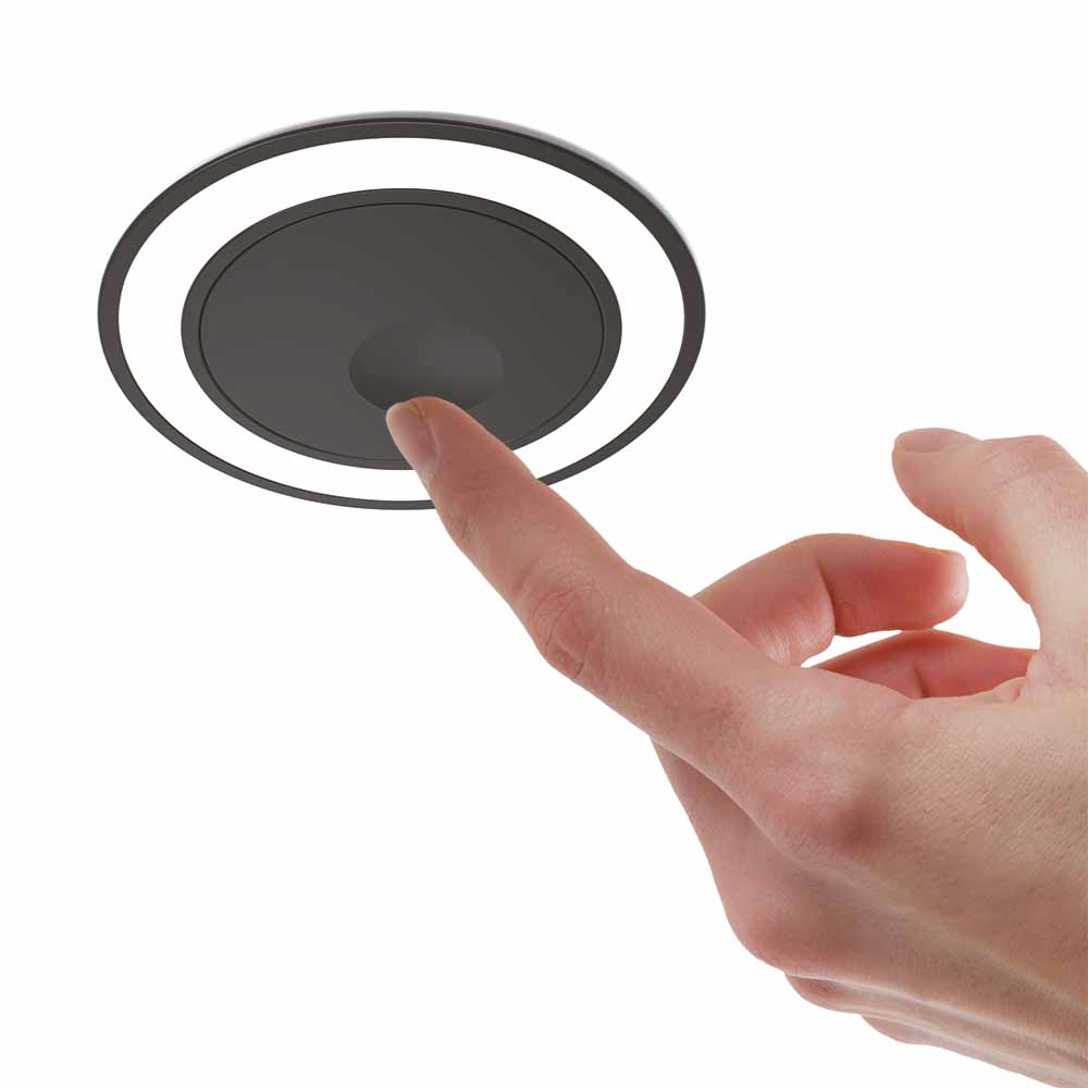 LED-Spot Holl TDM D-M - Mat Sort