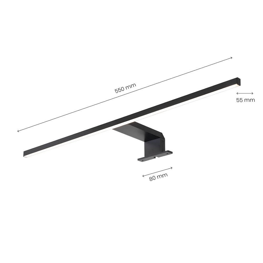LED-Armatur Jot - Sort