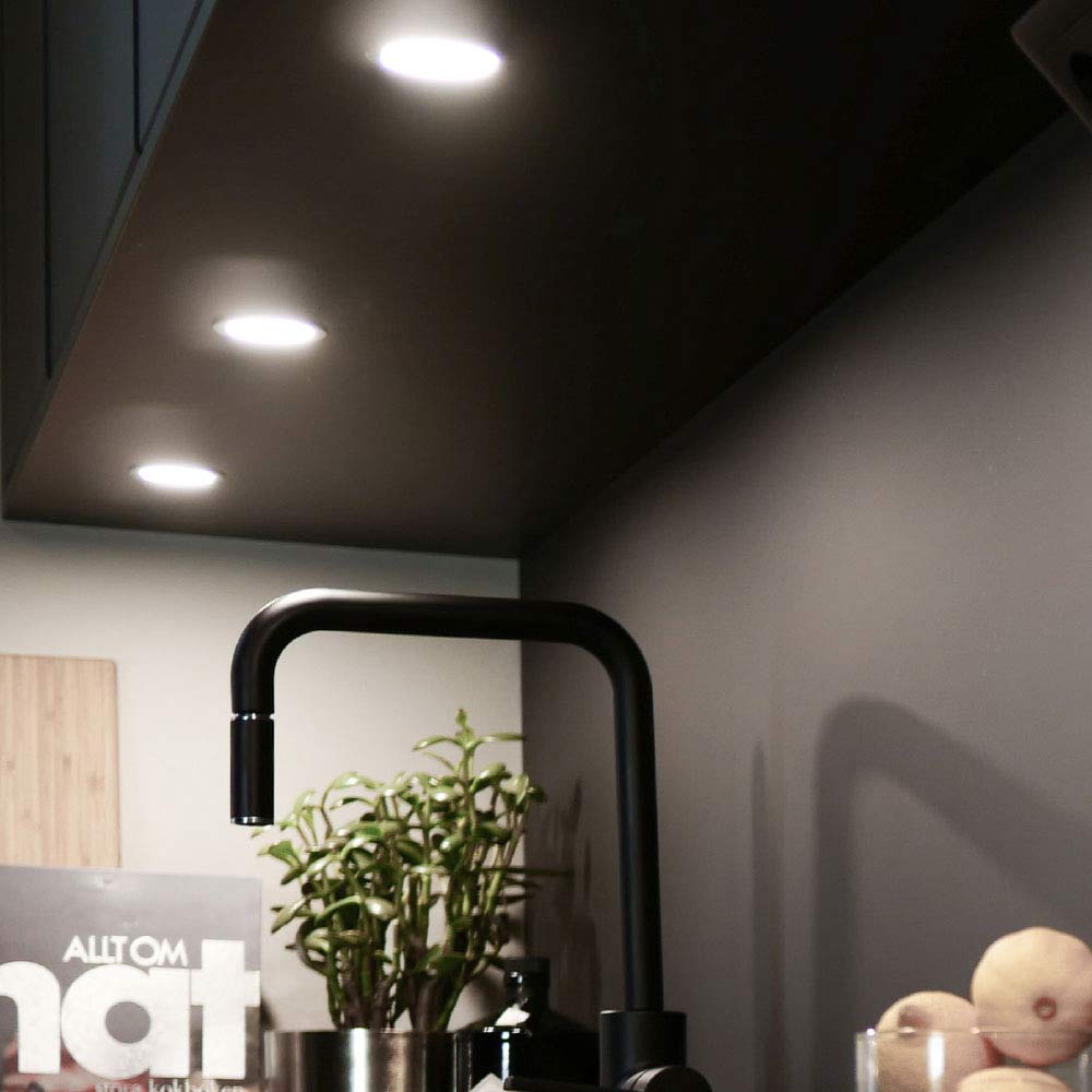 LED-Spot Stella Flat - 24 - Rustfrit Look