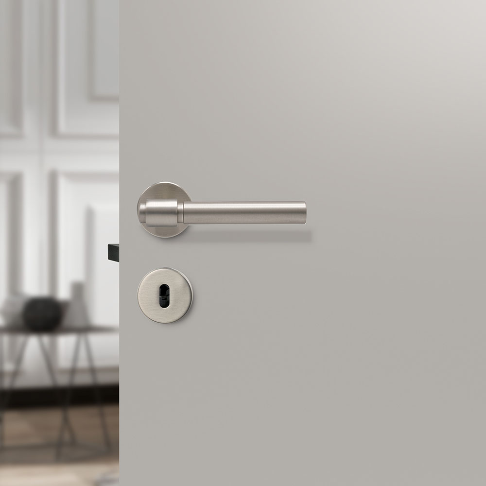 Dørhåndtag Helix 200 Plain - Rustfrit Stål Finish