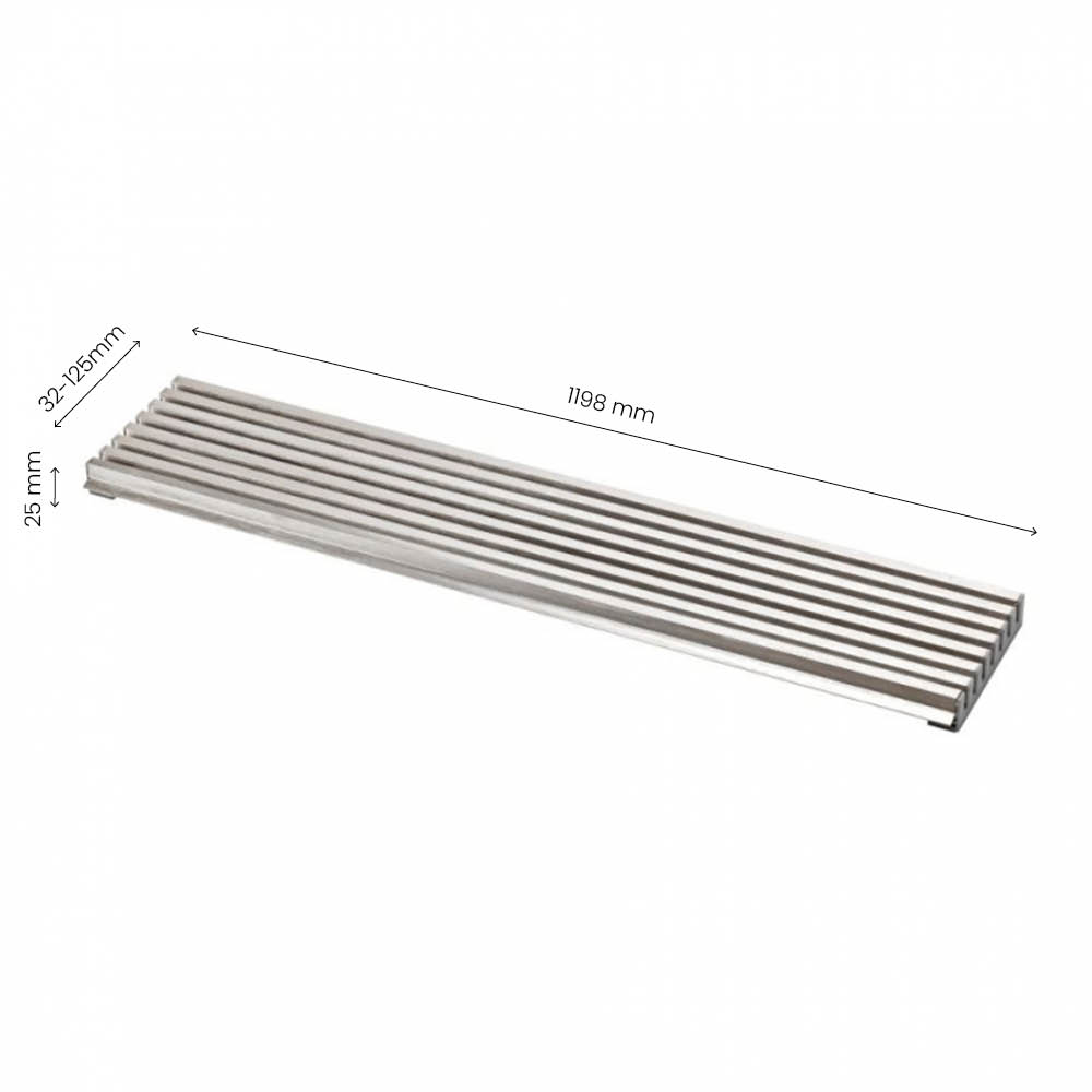 Ventilationsgitter - Rustfrit Stål