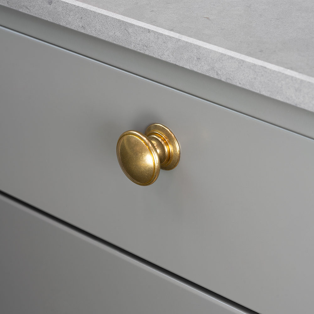 Knop 24466 - Ubehandlet messing