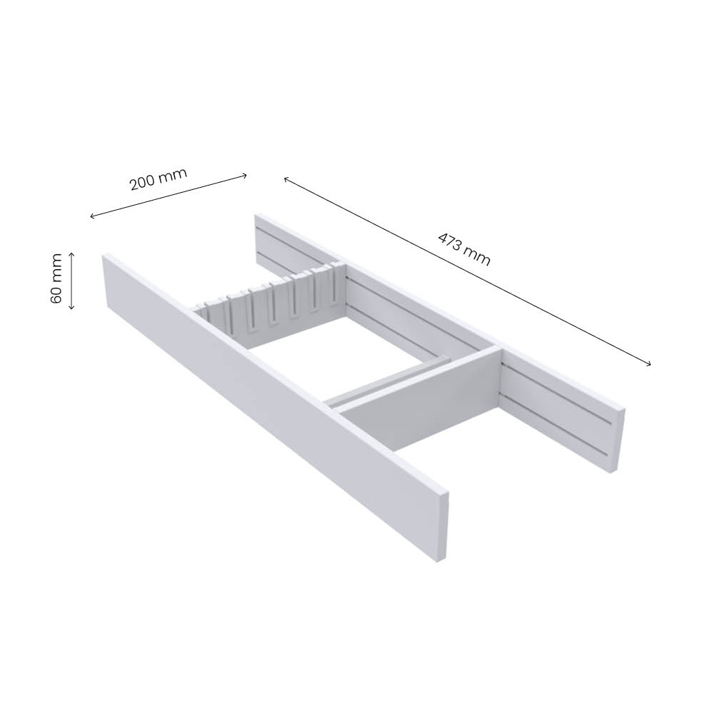 Knivindsats Flex Basic - Hvid